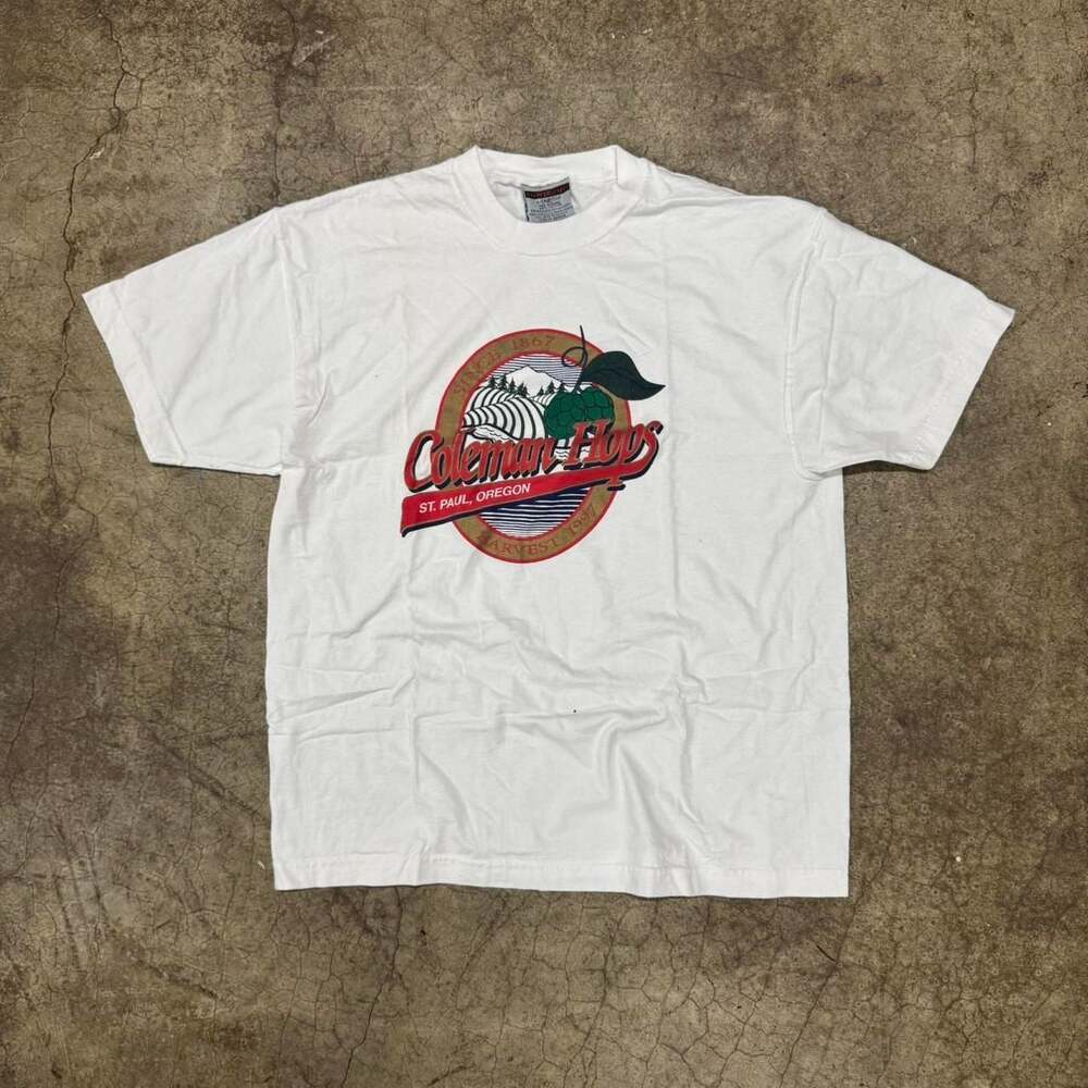 Vintage 90s Oneita Coleman Hops St. Paul Oregon Graphic Tee - L